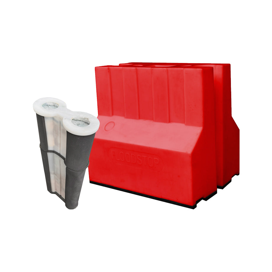 Floodstop Barrier | 0.9m High | Includes Key Connector - FL-FS090 || 994mm W x 750mm L x 900mm H