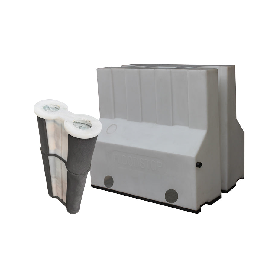 Floodstop Barrier | 0.9m High | Includes Key Connector - FL-FS090 || 994mm W x 750mm L x 900mm H