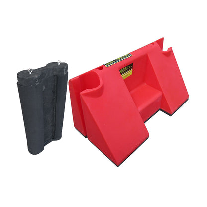 Floodstop Barrier | 0.5m High | Includes Key Connector - FL-FS050 || 1000mm W x 500mm L x 500mm