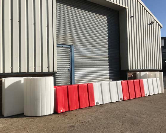 0.65m FloodStop protecting industrial unit