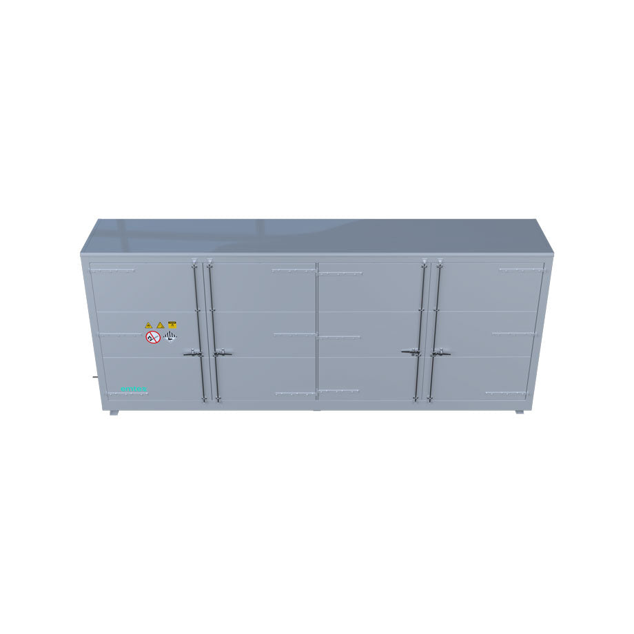 8-Meter LithiumVault Container -  || Hinge doors on 2 Levels