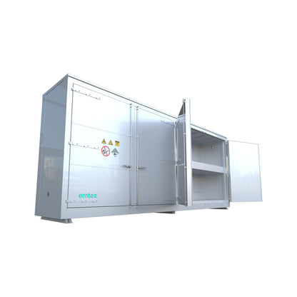 8-Meter LithiumVault Container -  || Hinge doors on 2 Levels