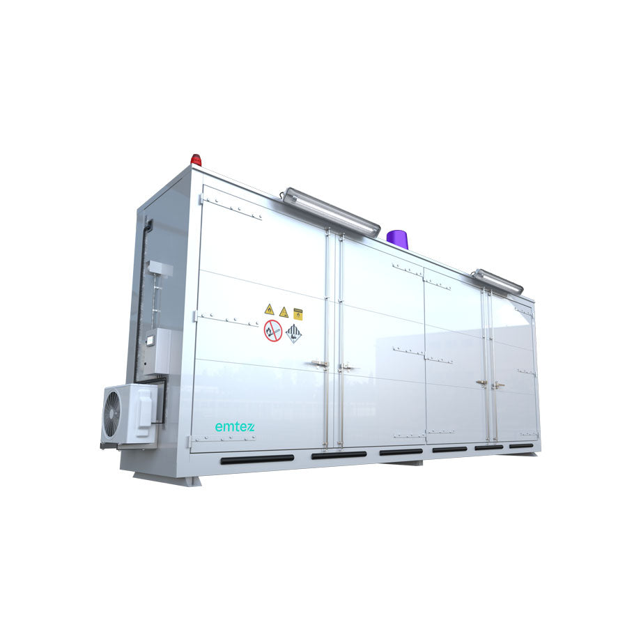 8-Meter LithiumVault Container -  || Hinge doors on 2 Levels