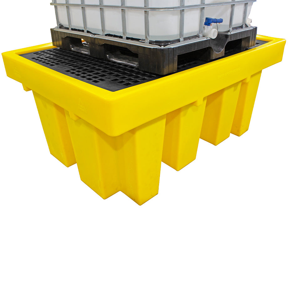 Single IBC Spill Pallet with Removable Grid - BB1 || 1100ltr Sump Capacity