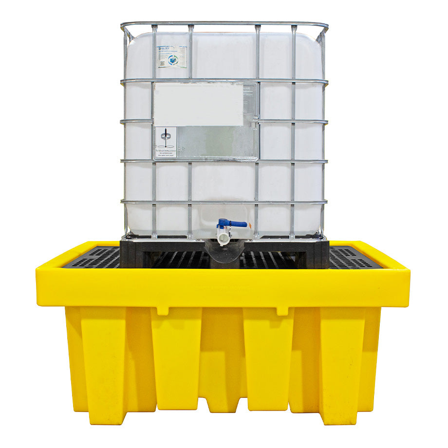 Single IBC Spill Pallet with Removable Grid - BB1 || 1100ltr Sump Capacity