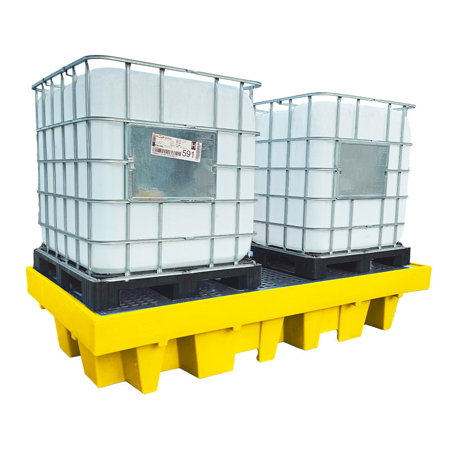 Double IBC Spill Pallet - BB2 ||1100ltr Sump Capacity