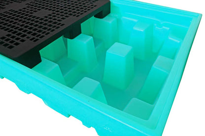 (Clearance) Double IBC Spill Pallet - BB2 ||1100ltr Sump Capacity