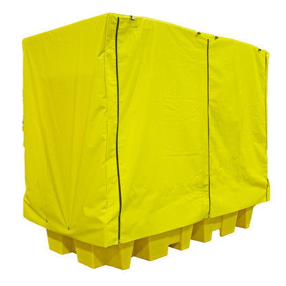 Covered Double IBC Spill Pallet - BB2C ||1140ltr Sump Capacity