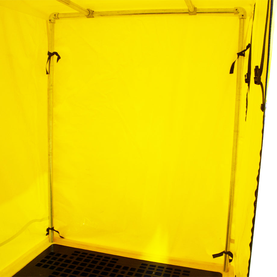 Covered Double IBC Spill Pallet - BB2C ||1140ltr Sump Capacity