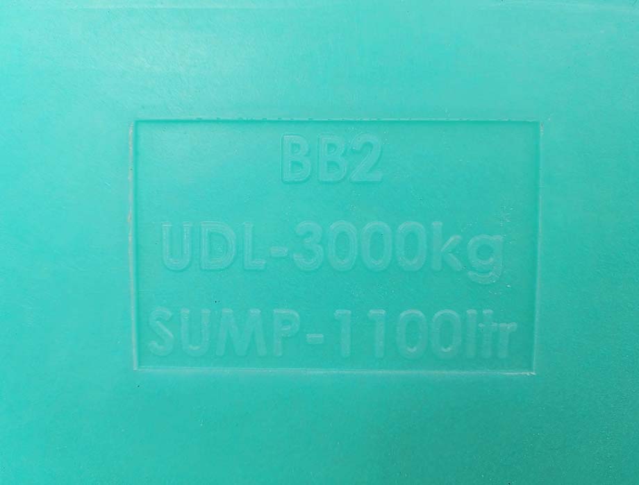 (Clearance) Double IBC Spill Pallet - BB2 ||1100ltr Sump Capacity