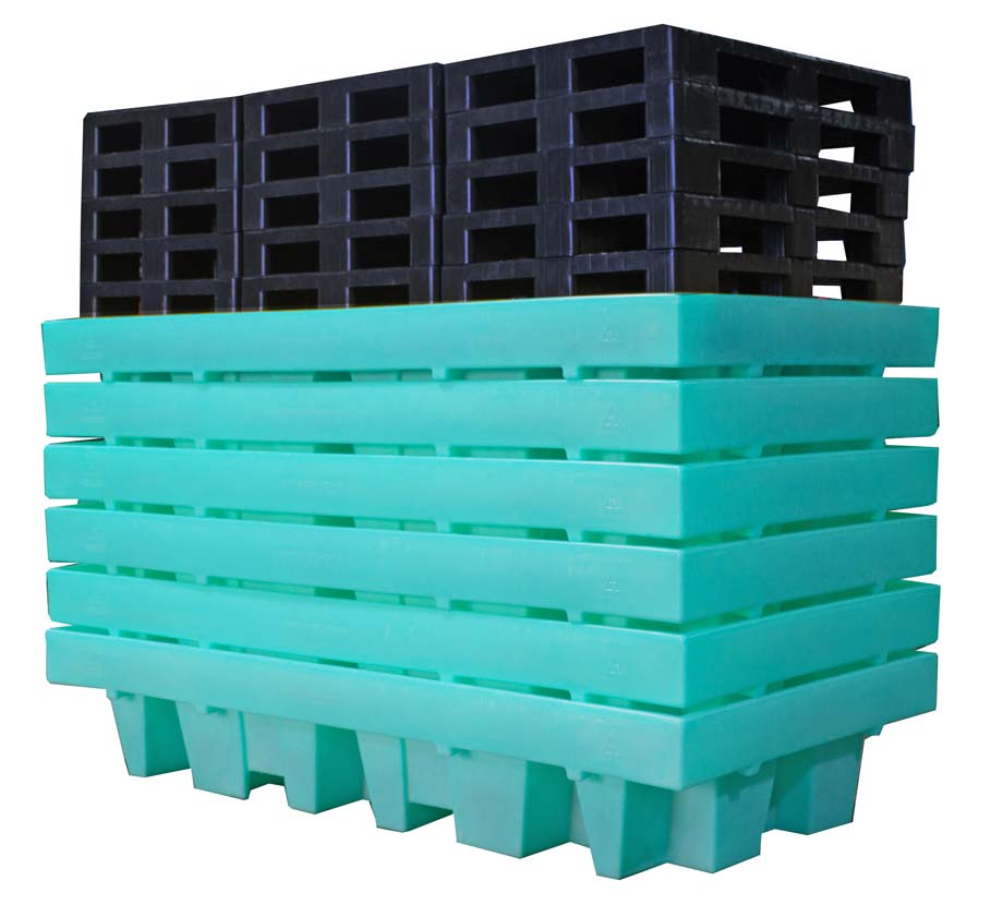 (Clearance) Double IBC Spill Pallet - BB2 ||1100ltr Sump Capacity