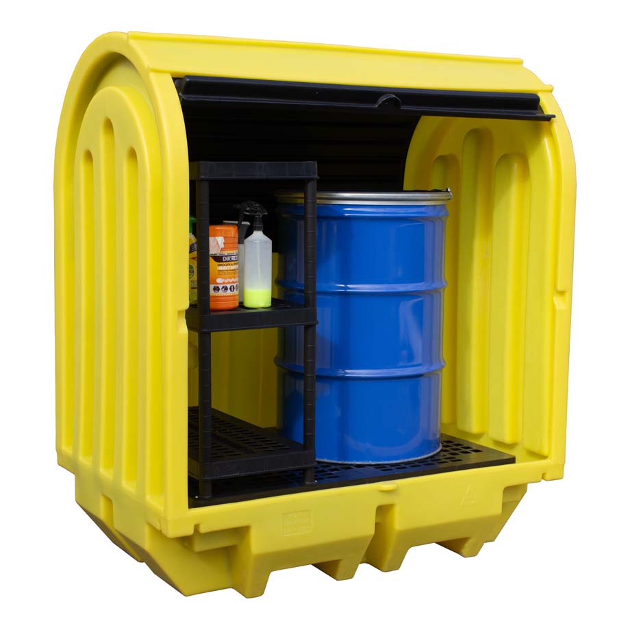 Hard Covered Drum Spill Pallet - BP2HCS ||230ltr Sump Capacity