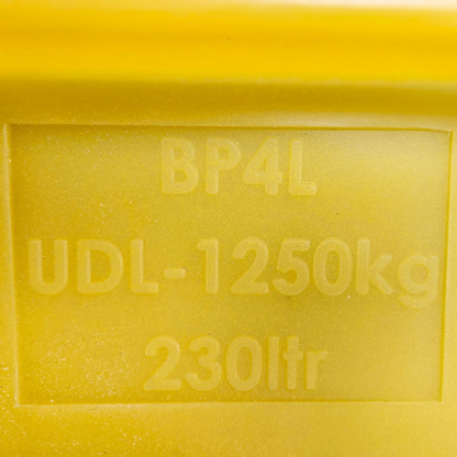 Low Profile Plastic 4 Drum Spill Pallet - BP4L ||For 4 Drums