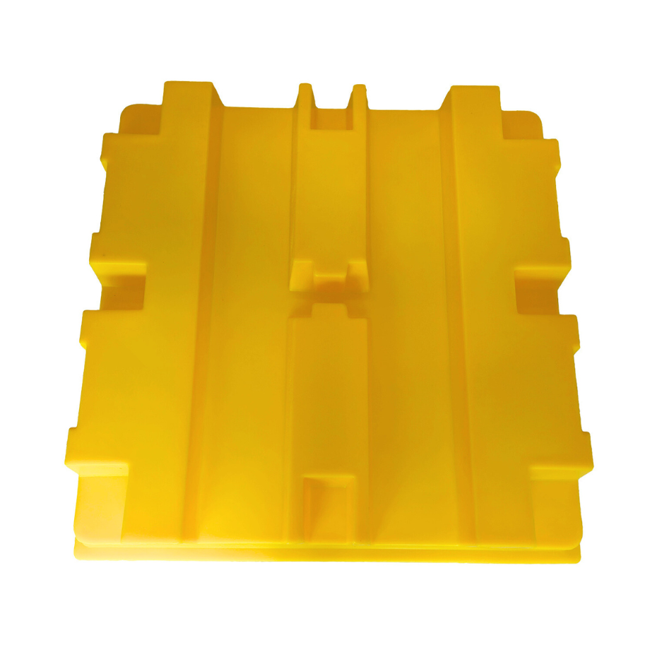 Low Profile Plastic 4 Drum Spill Pallet - BP4L ||For 4 Drums