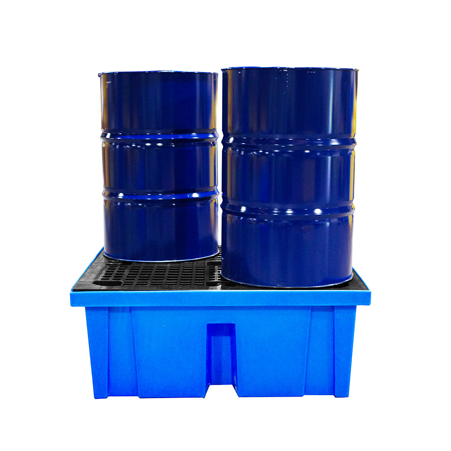 4 Drum Spill Pallet with Extra Capacity - BP4XL ||For 4 Drums