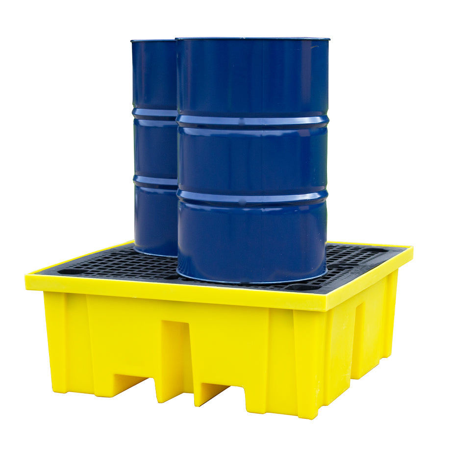 4 Drum Spill Pallet with Extra Capacity - BP4XL ||For 4 Drums