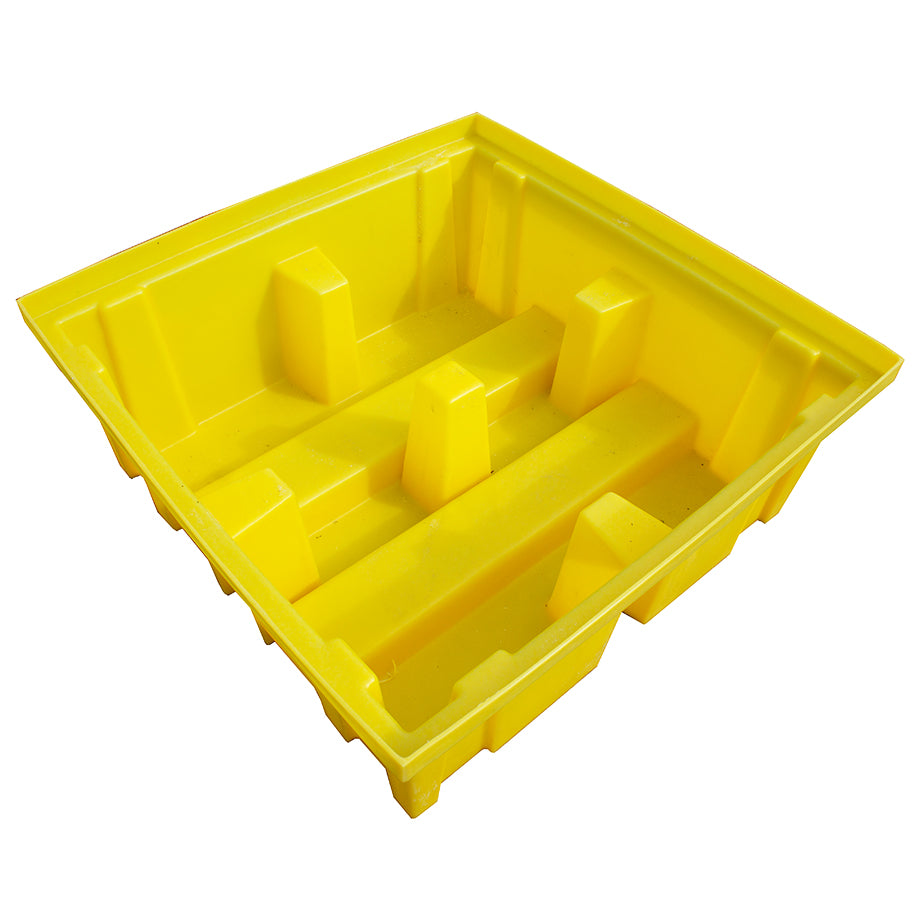 4 Drum Spill Pallet with Extra Capacity - BP4XL ||For 4 Drums