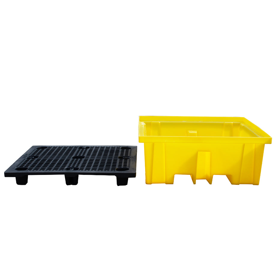 4 Drum Spill Pallet with Extra Capacity - BP4XL ||For 4 Drums