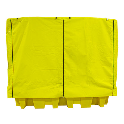 Covered 8 Drum Spill Pallet - BP8C ||For 8 drums