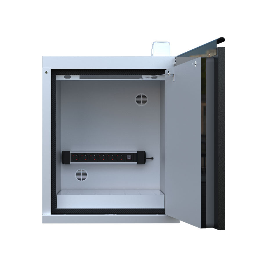 LithiumVault Cabinet with Charging | 1 Door | Short - CH-L6PGK