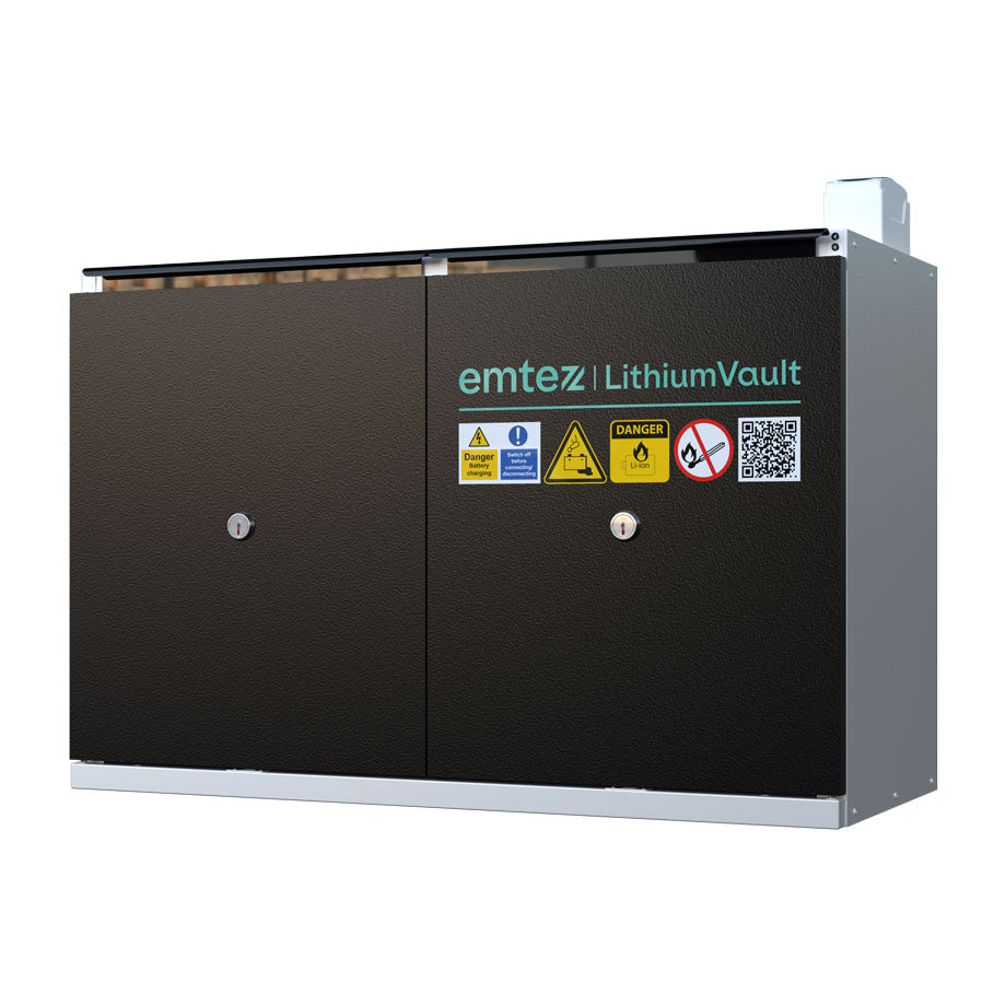 LithiumVault Cabinet with Charging | 2 Door | Short - CH-L8PGK