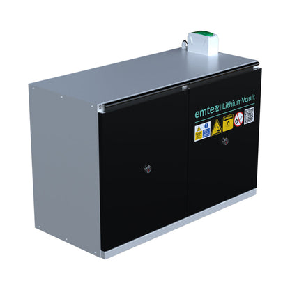 LithiumVault Cabinet with Charging | 2 Door | Short - CH-L8PGK