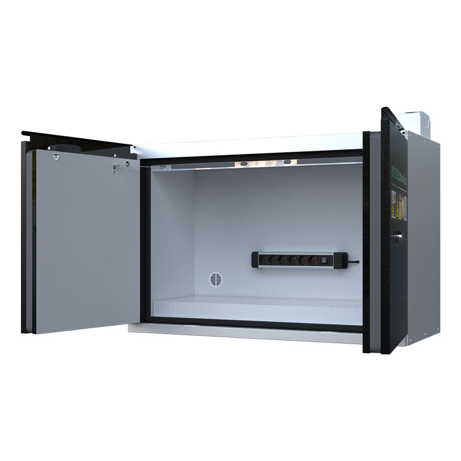 LithiumVault Cabinet with Charging | 2 Door | Short - CH-L8PGK