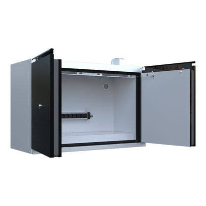 LithiumVault Cabinet with Charging | 2 Door | Short - CH-L8PGK