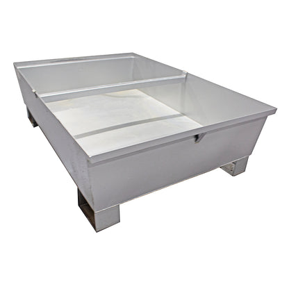 2 Drum Spill Pallet - Galvanised Steel - GSP2D || 240ltr Sump Capacity