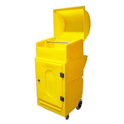 Lockable Cabinet on Wheels with Roll Holder - PMCS4  ||L640 x W725 x H1520mm