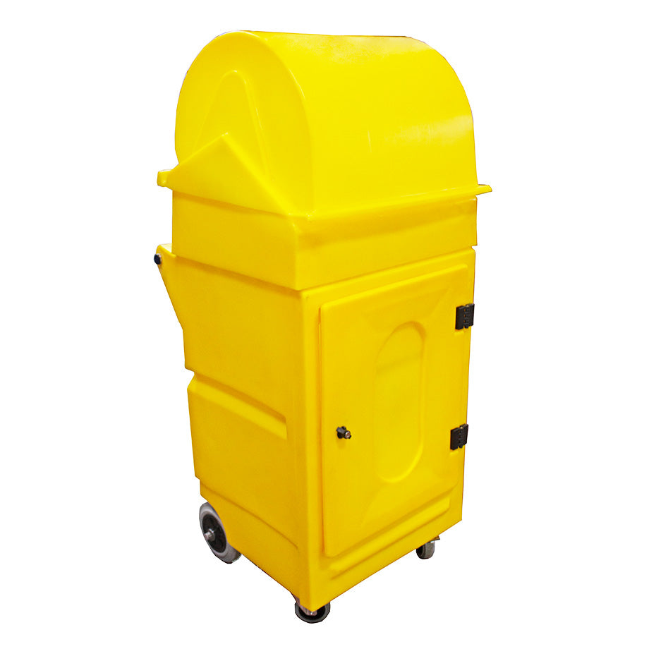 Lockable Cabinet on Wheels with Roll Holder - PMCXL4 ||L650 x W725 x H1550mm