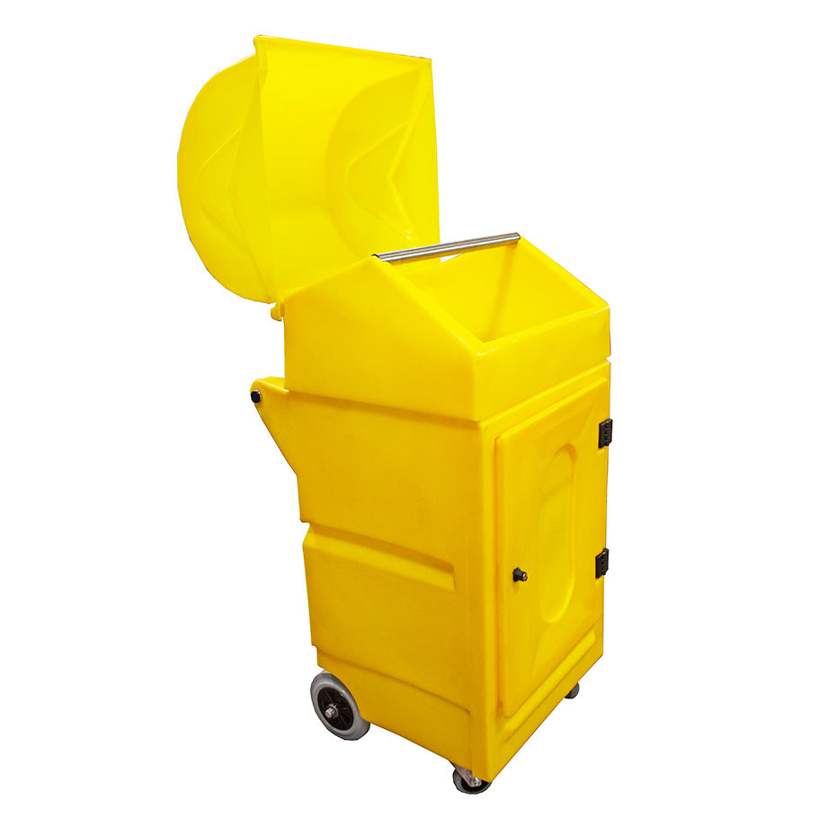 Lockable Cabinet on Wheels with Roll Holder - PMCXL4 ||L650 x W725 x H1550mm