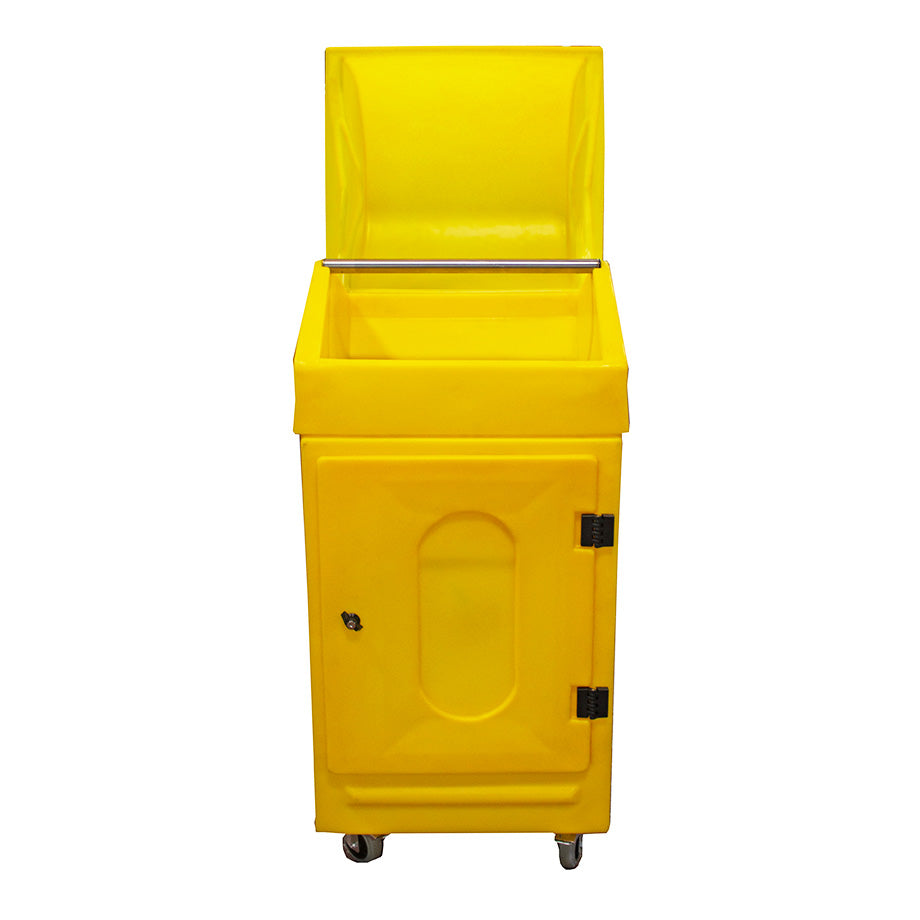 Lockable Cabinet on Wheels with Roll Holder - PMCXL4 ||L650 x W725 x H1550mm