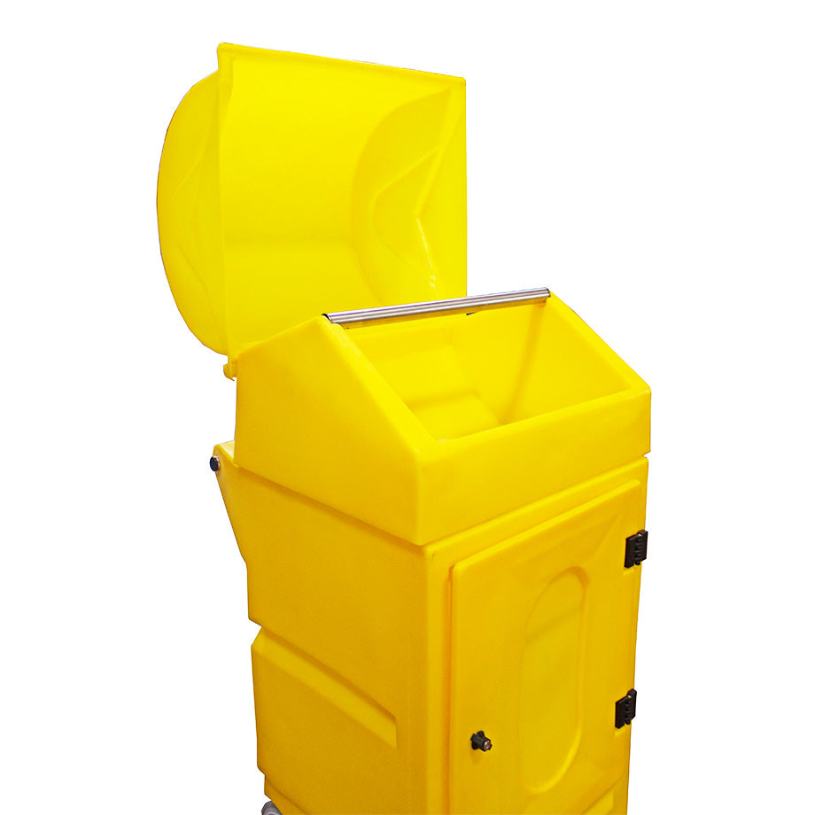 Lockable Cabinet on Wheels with Roll Holder - PMCXL4 ||L650 x W725 x H1550mm