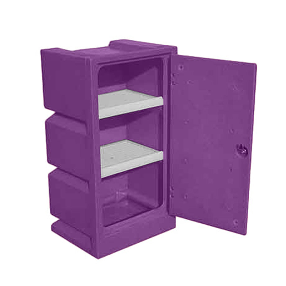 (Clearance) Purple 17ltr COSHH Storage Cupboard - PSC1 ||L534 x W420 x H990mm