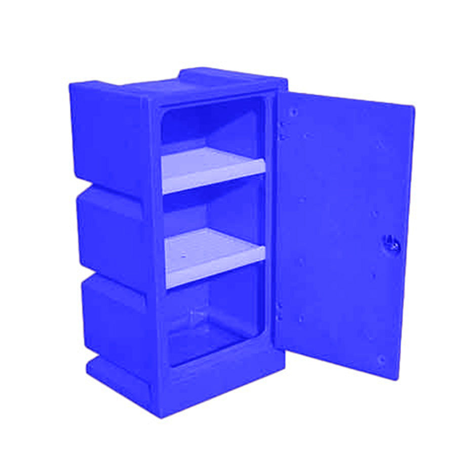 (Clearance) Blue 17ltr COSHH Storage Cupboard - PSC1 ||L534 x W420 x H990mm