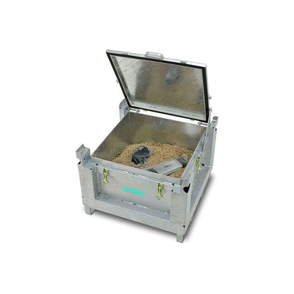 LithiumVault Transport Box with Ground Leeway | Steel | 120L - CE-GSTB120