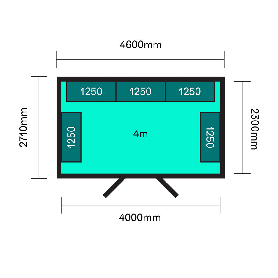 4-Meter LithiumVault Walk-In - CBWI04D11900 ||W4600 x D2710 x H2635mm