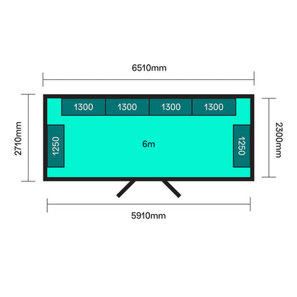 6-Meter LithiumVault Walk-In - CBWI06D11900 ||W6510 x D2710 x H2635mm