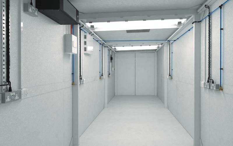 Internal of a battery testing lab built in the UK