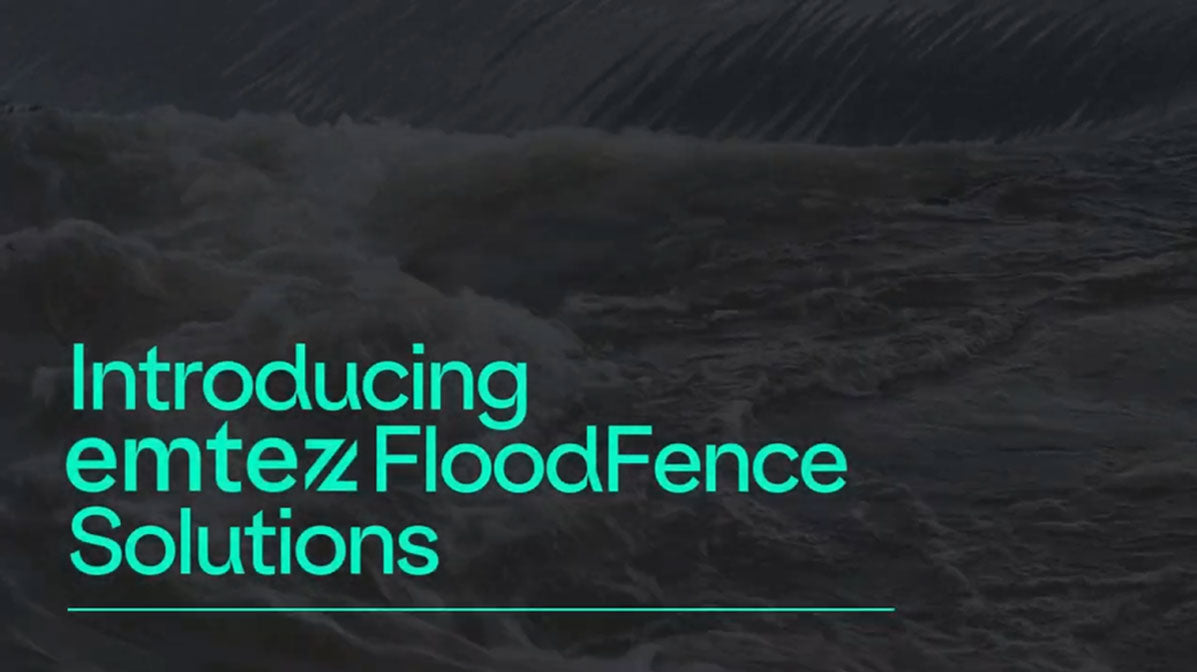 Load video: Introducing FloodFence Solutions with Emtez