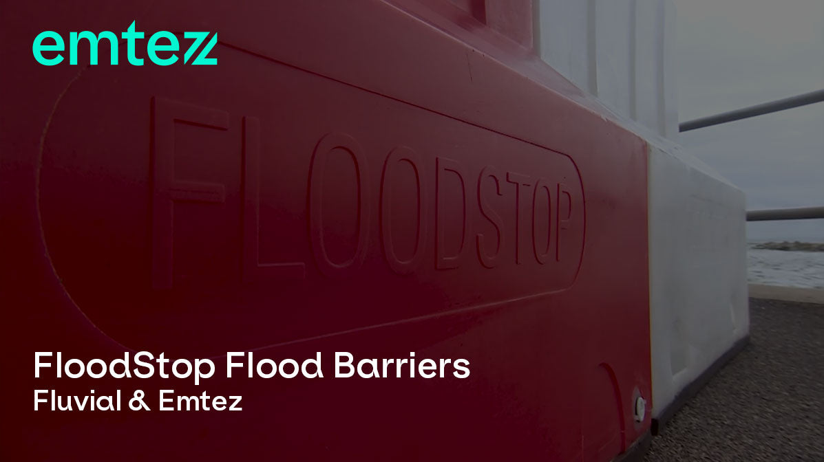 Load video: FloodStop Flood Barriers range with Emtez