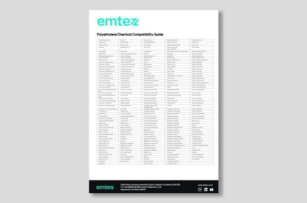 Polyethylene Compatibility Table Download