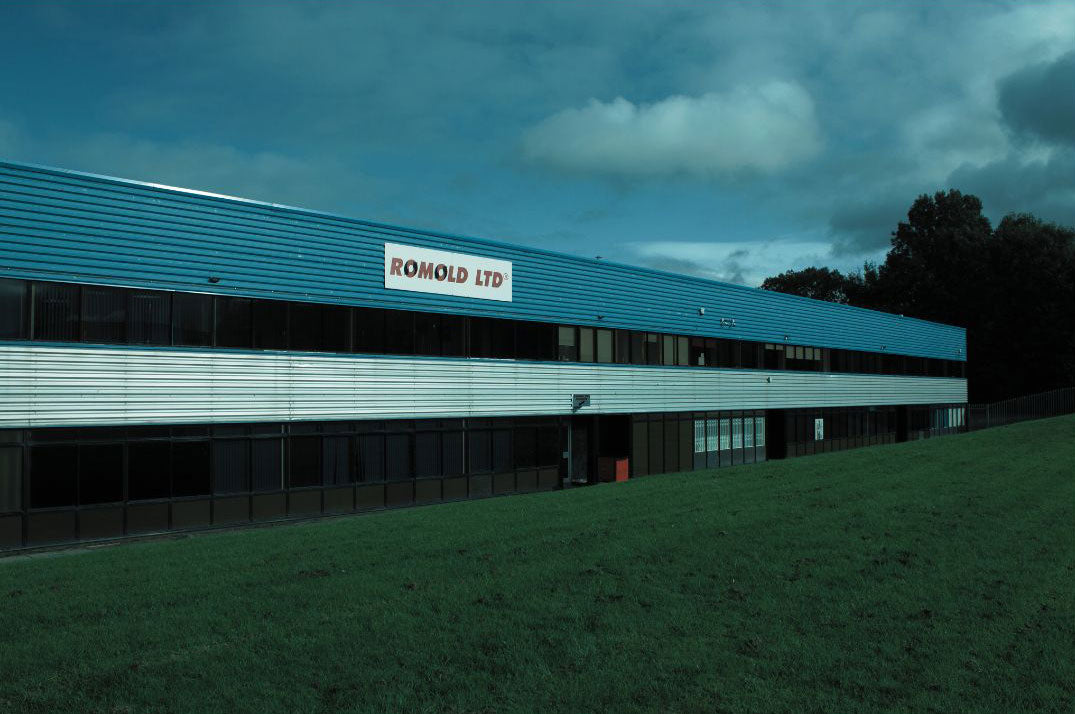 The front of the Romold manufacturing plant based in the UK