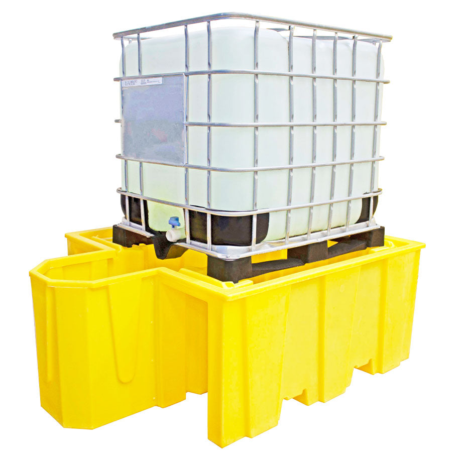 IBC Spill Pallet With Built-in Dispensing Area  - BB1D ||1100ltr Sump Capacity