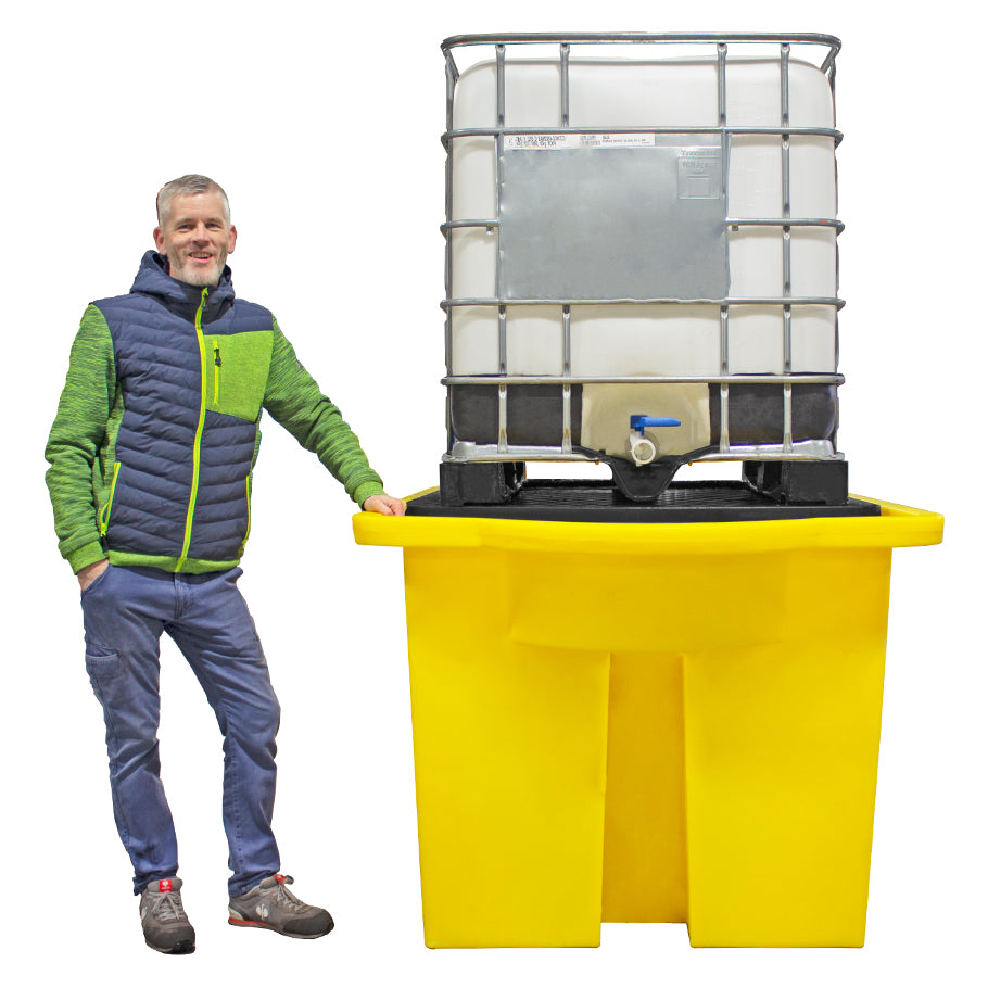 IBC Spill Pallet with Built-in Dispensing Area  - BB1DT ||1125ltr Sump Capacity