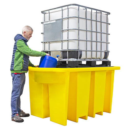 IBC Spill Pallet with Built-in Dispensing Area  - BB1DT ||1125ltr Sump Capacity