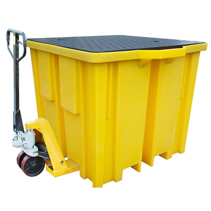 BB1FW - 4-way 1 IBC Plastic Bunded Spill Containment Pallet