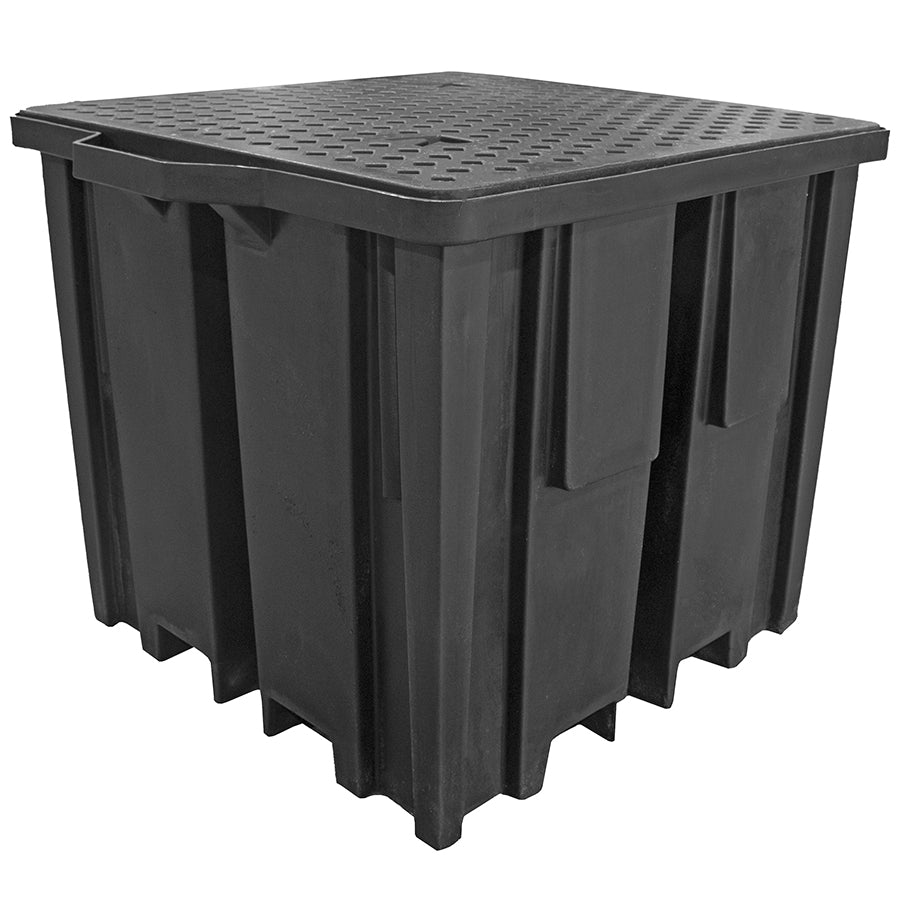 Recycled Polyethylene IBC Spill Pallet with 4-way FLT access - BB1FWR