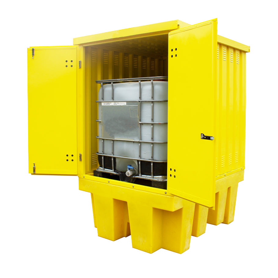 Hard Covered 1 IBC Spill Pallet - BB1HCS || For 1 IBC